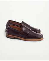 Brooks Brothers Men's Rancourt Cordovan Pinch Penny Loafer Burgundy