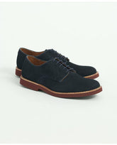 Brooks Brothers Men's Classic Bucks Shoes Navy