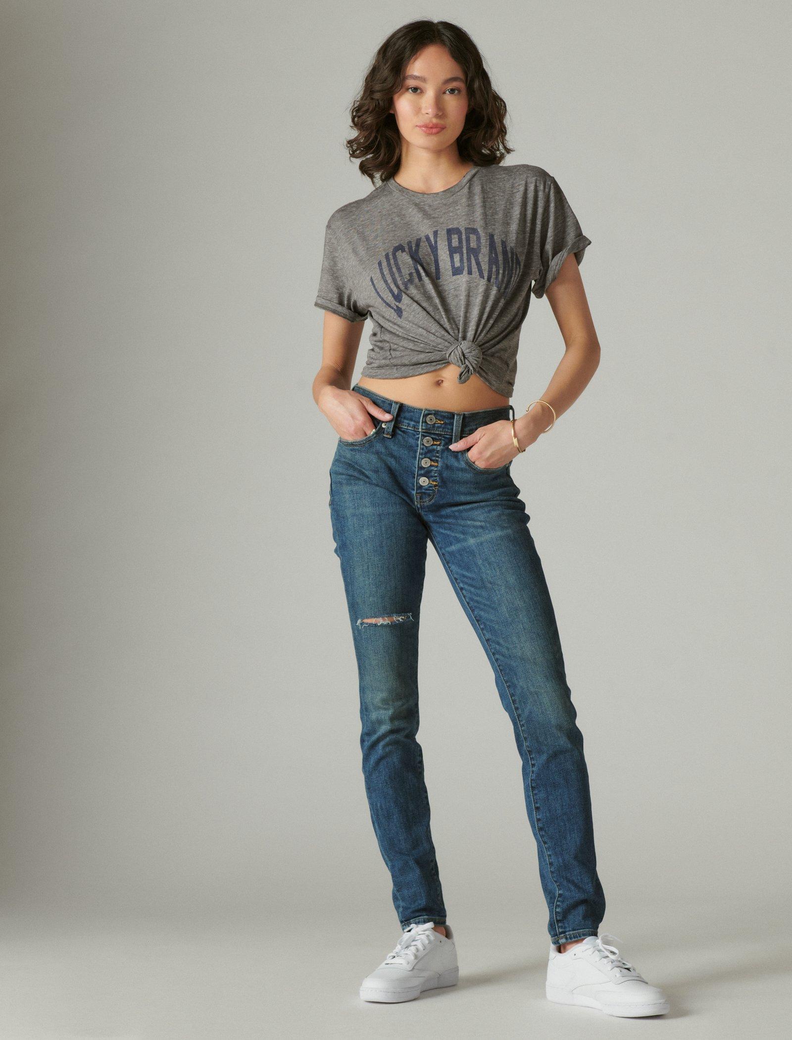 Lucky Brand Mid Rise Ava Skinny Director Dest