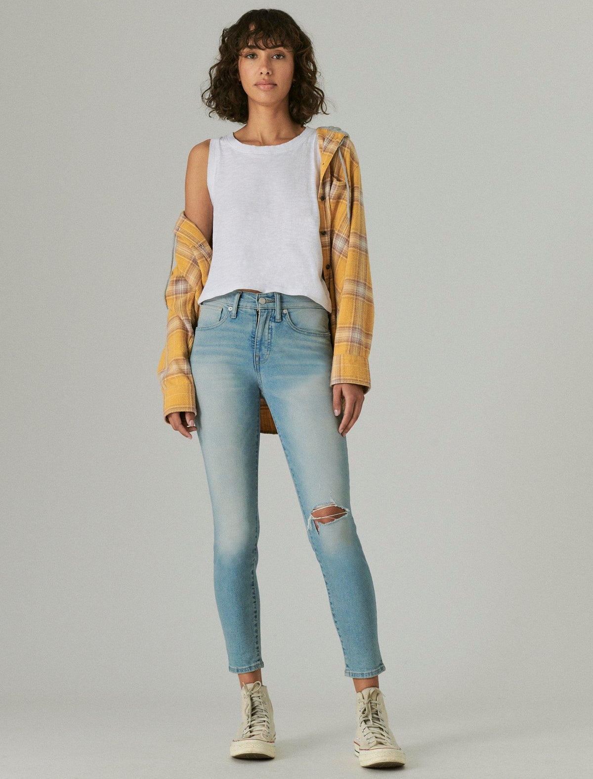 Lucky Brand Mid Rise Ava Skinny Shelley