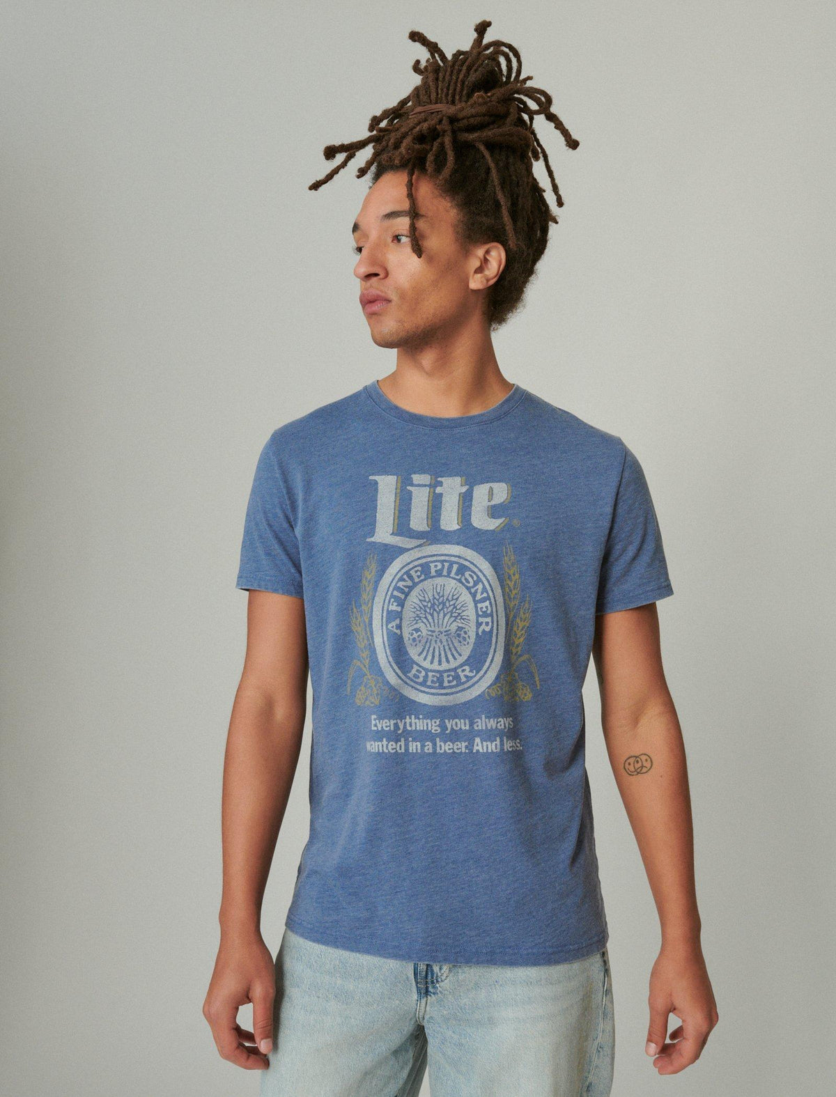 Lucky Brand Miller Lite Tee True Navy