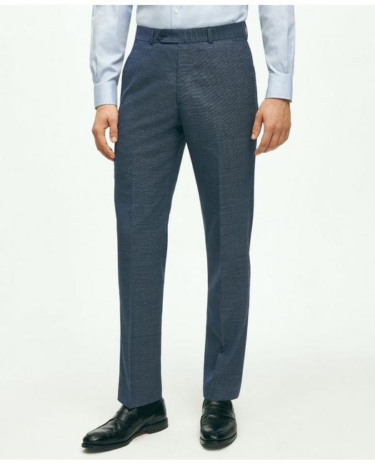 Brooks Brothers Men's Explorer Collection Regent Fit Merino Wool Suit Pants Blue