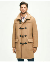 Brooks Brothers Men's Wool Duffle Coat Beige