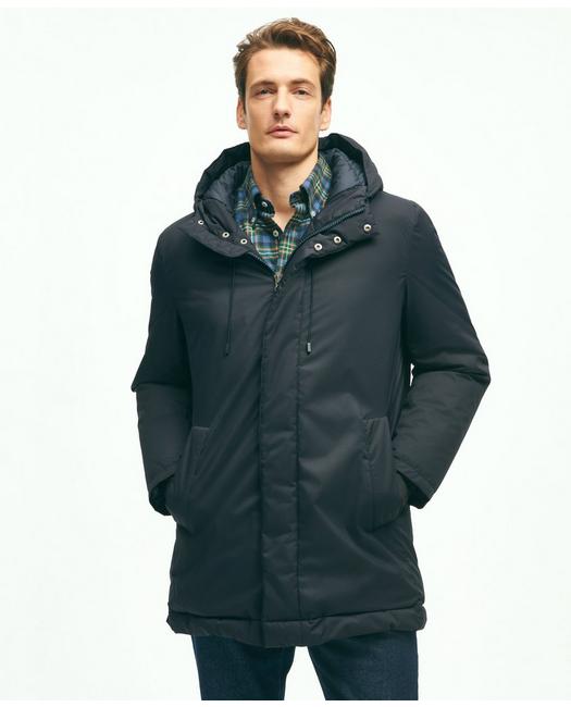 Brooks Brothers Men's Polar Series Down Parka Jacket Navy