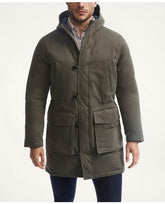 Brooks Brothers Men's Ultimate Down Parka Jacket Green