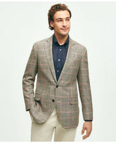 Brooks Brothers Men's Regent Classic-Fit Wool-Silk-Linen Hopsack Sport Coat Multicolor