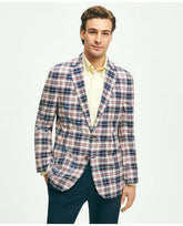 Brooks Brothers Men's Regent Classic-Fit Madras Sport Coat Ivory