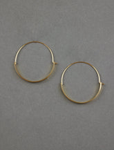 Lucky Brand Modern Hoop Earring Silver