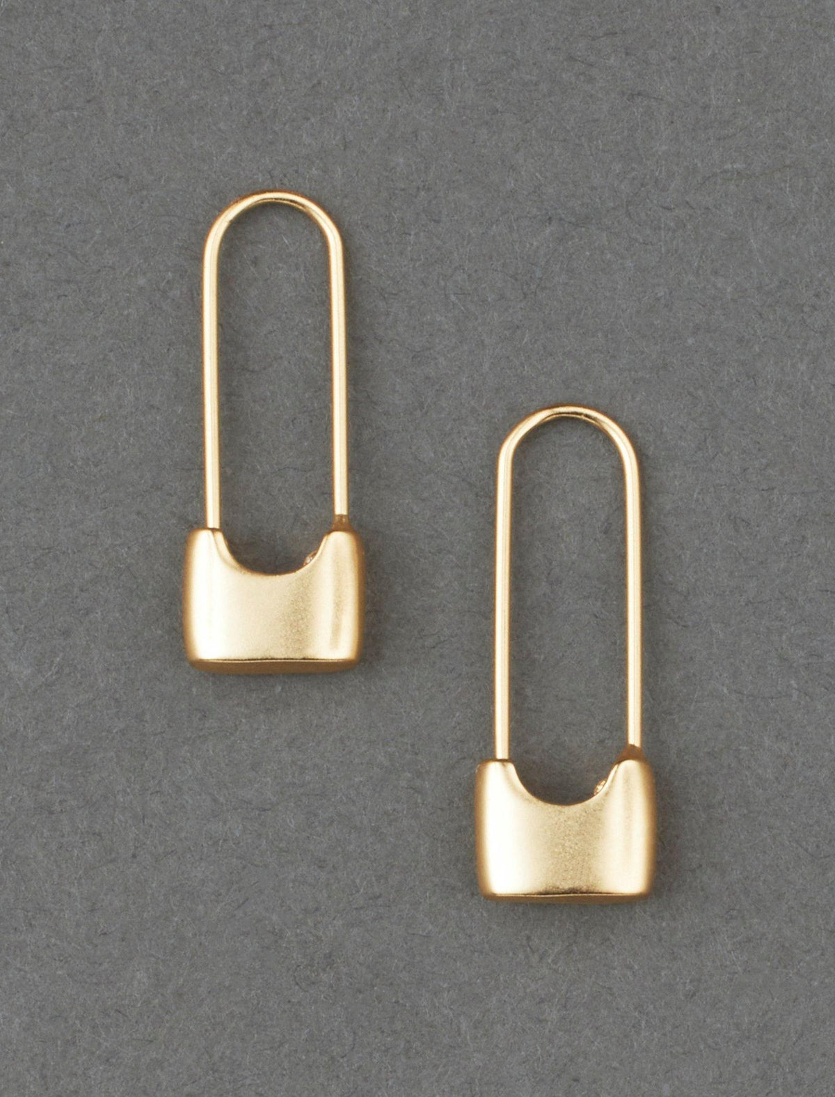 Lucky Brand Modern Safety Pin Mini Earring Gold