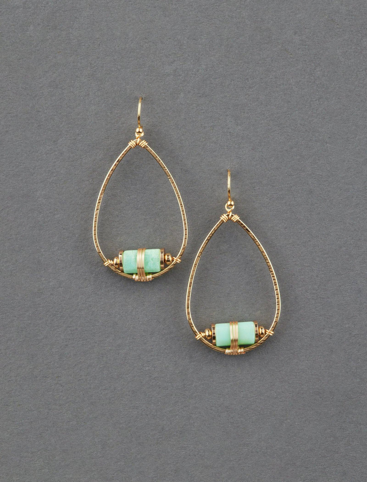 Lucky Brand Modern Stone Drop Earring Gold