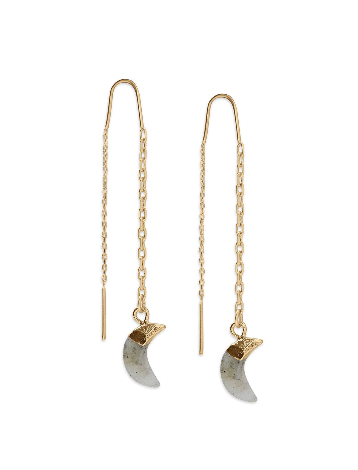 Lucky Brand Moon Threader Earring Gold