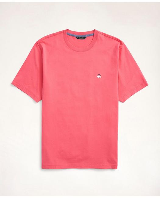 Brooks Brothers Men's Supima Cotton T-Shirt Bright Pink