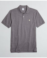 Brooks Brothers Men's Golden Fleece Slim Fit Stretch Supima Polo Shirt Charcoal Heather