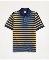 Brooks Brothers Men's Golden Fleece Original Fit Stretch Stripe Polo Shirt Navy