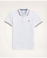 Brooks Brothers Men's Golden Fleece Supima Tipped Polo Shirt White