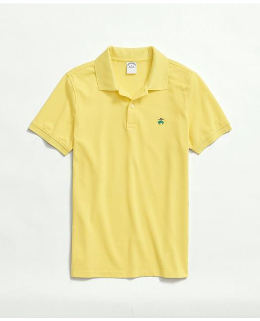 Brooks Brothers Men's Golden Fleece Original-Fit Washed Supima Polo Shirt Yellow