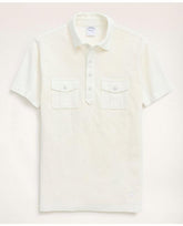 Brooks Brothers Men's Vintage Pique Short-Sleeve Polo Shirt White