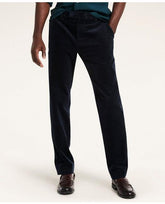 Brooks Brothers Men's Milano Slim-Fit Wide-Wale Corduroy Pants Dark Navy