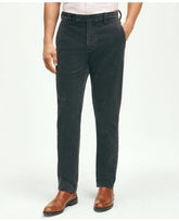 Brooks Brothers Men's Slim Fit Cotton Wide-Wale Corduroy Pants Charcoal