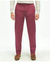 Brooks Brothers Men's Regular Fit Stretch Cotton Advantage Chino Pants Wine