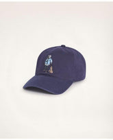 Brooks Brothers Men's Henry Baseball Cap Navy