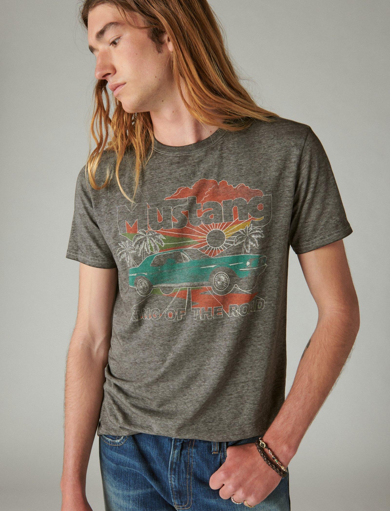 Lucky Brand Mustang King Tee Raven