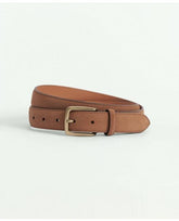 Brooks Brothers Men's Suede Dress Belt Brown