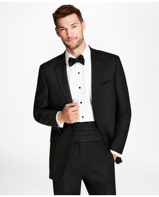 Brooks Brothers Men's Regent Fit One-Button 1818 Tuxedo Black