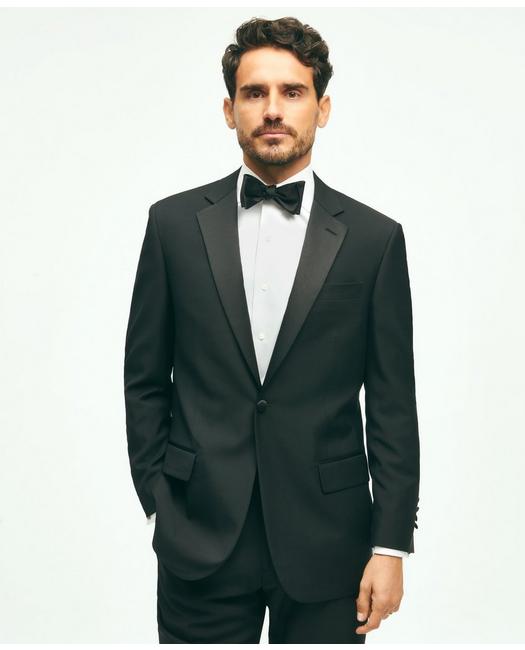 Brooks Brothers Men's Traditional Fit Wool 1818 Tuxedo Black