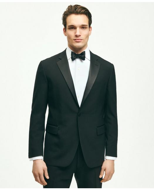 Brooks Brothers Men's Classic Fit Wool 1818 Tuxedo Black