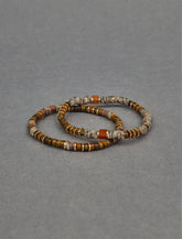 Lucky Brand Natural Beaded Bracelet Set Gold