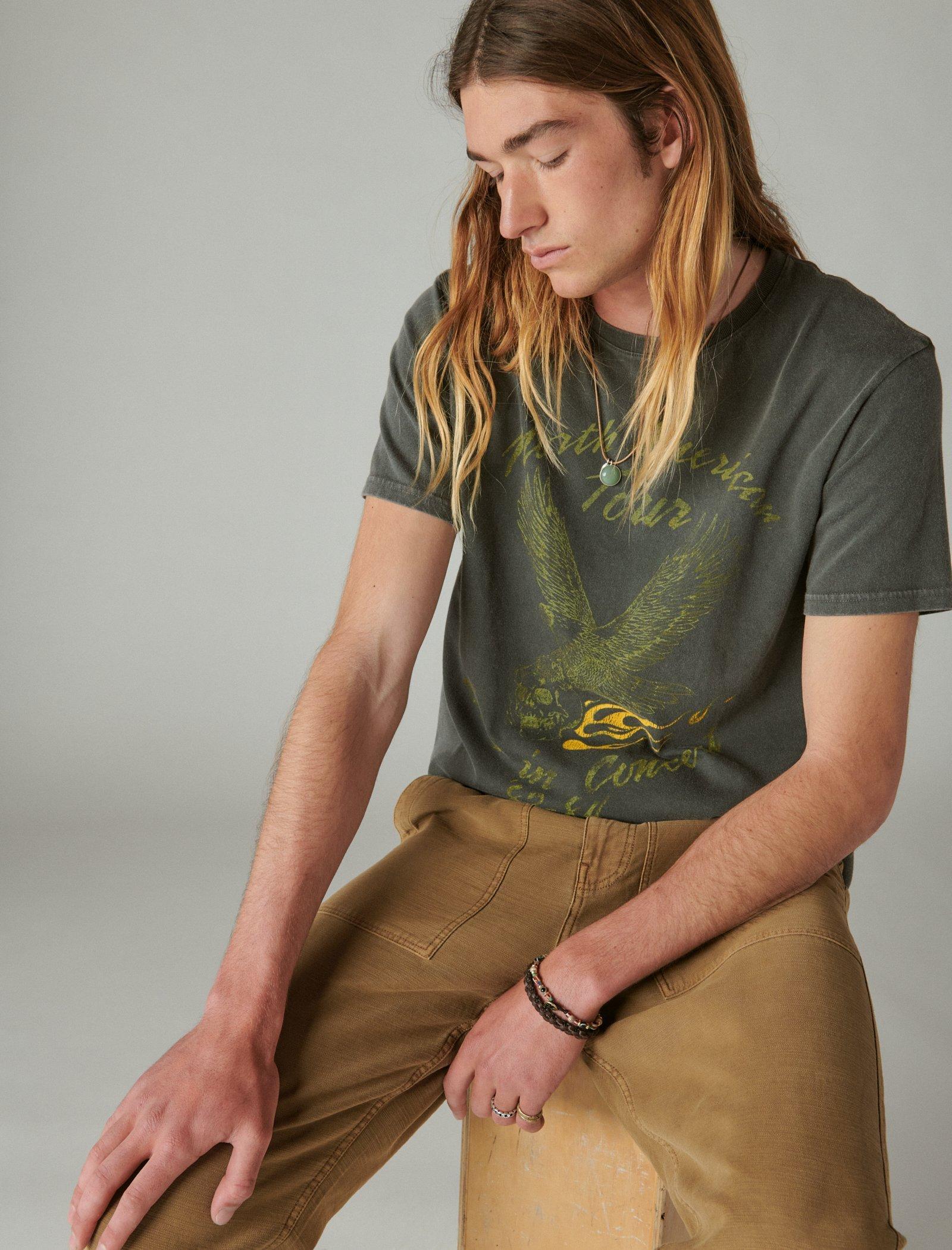 Lucky Brand North American Tour Tee Raven
