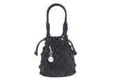 Judith Leiber Couture Sparkle Net Pouch Black