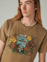 Lucky Brand Old Pacific Lager Tee Otter