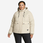 Eddie Bauer Plus Size Women's Frostine Down Jacket - Beige