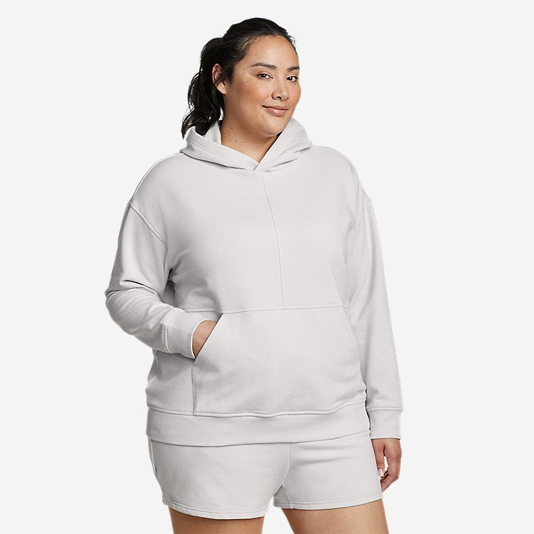 Eddie Bauer Plus Size Women's Cozy Camp Pullover Hoodie - Wisteria