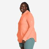 Eddie Bauer Plus Size Women's Solarfoil Long-Sleeve Hoodie - Dusty Coral