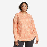 Eddie Bauer Plus Size Women's Solarfoil Pullover Hoodie - Print - Melon