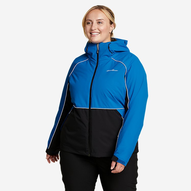 Eddie Bauer Plus Size Women's Ski-In-1 Jacket - Ascent Blue