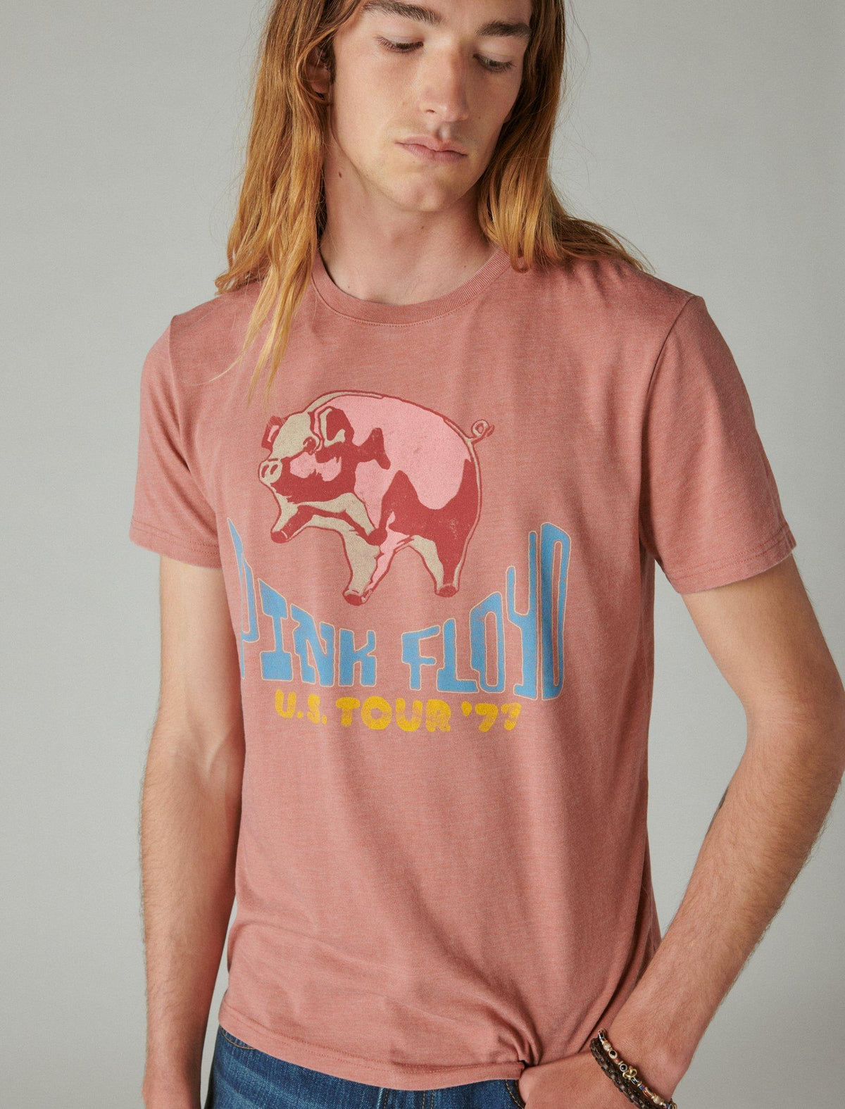 Lucky Brand Pink Floyd '77 Tee Chutney