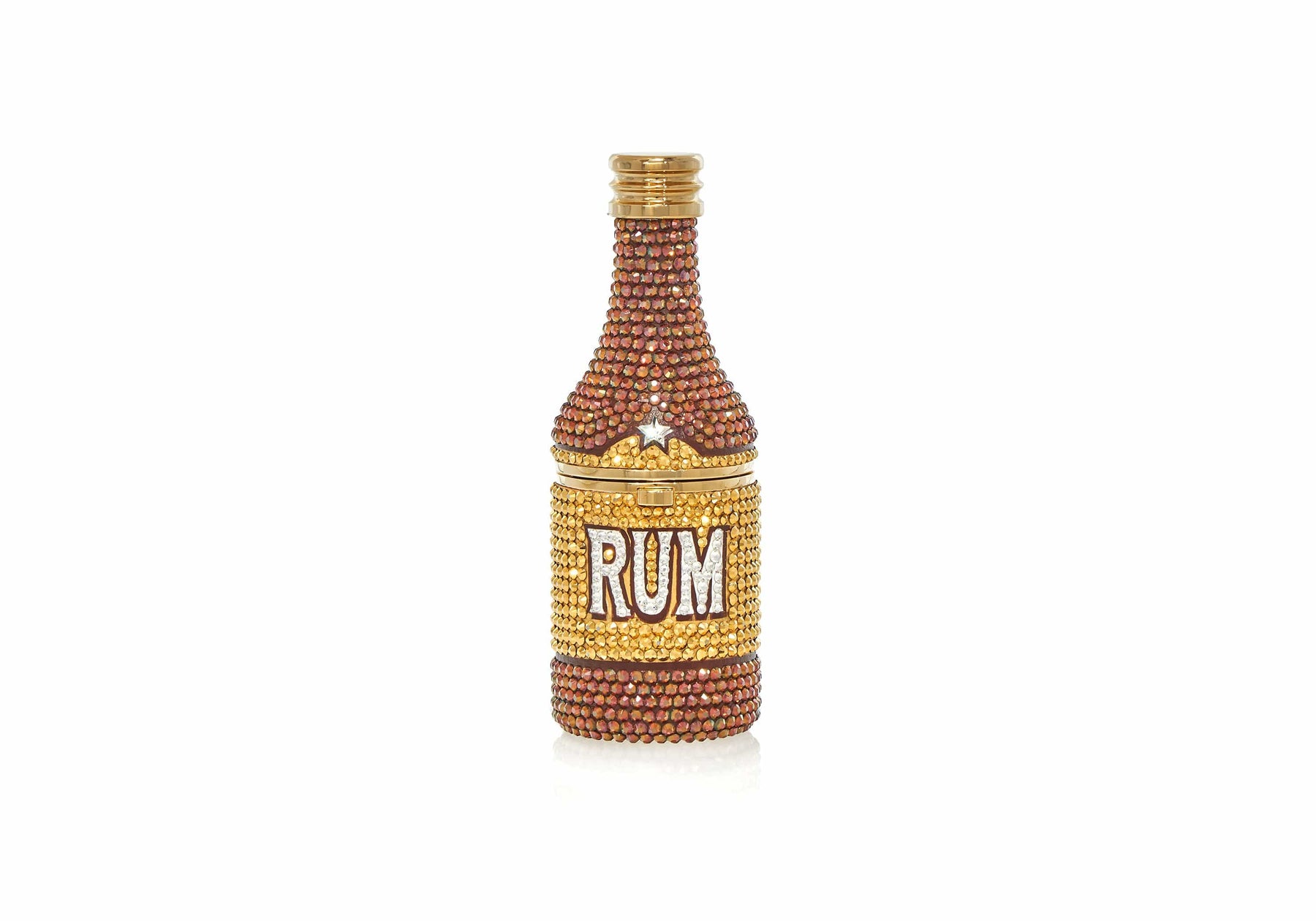Judith Leiber Couture Rum Bottle Pillbox