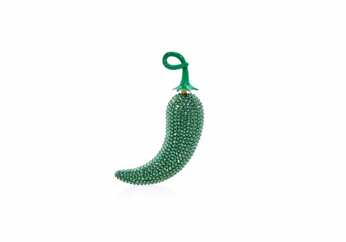 Judith Leiber Couture Judith Leiber Chili Pepper Pillbox Poblano
