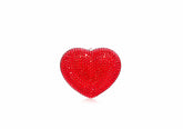 Judith Leiber Couture Mini Heart Red