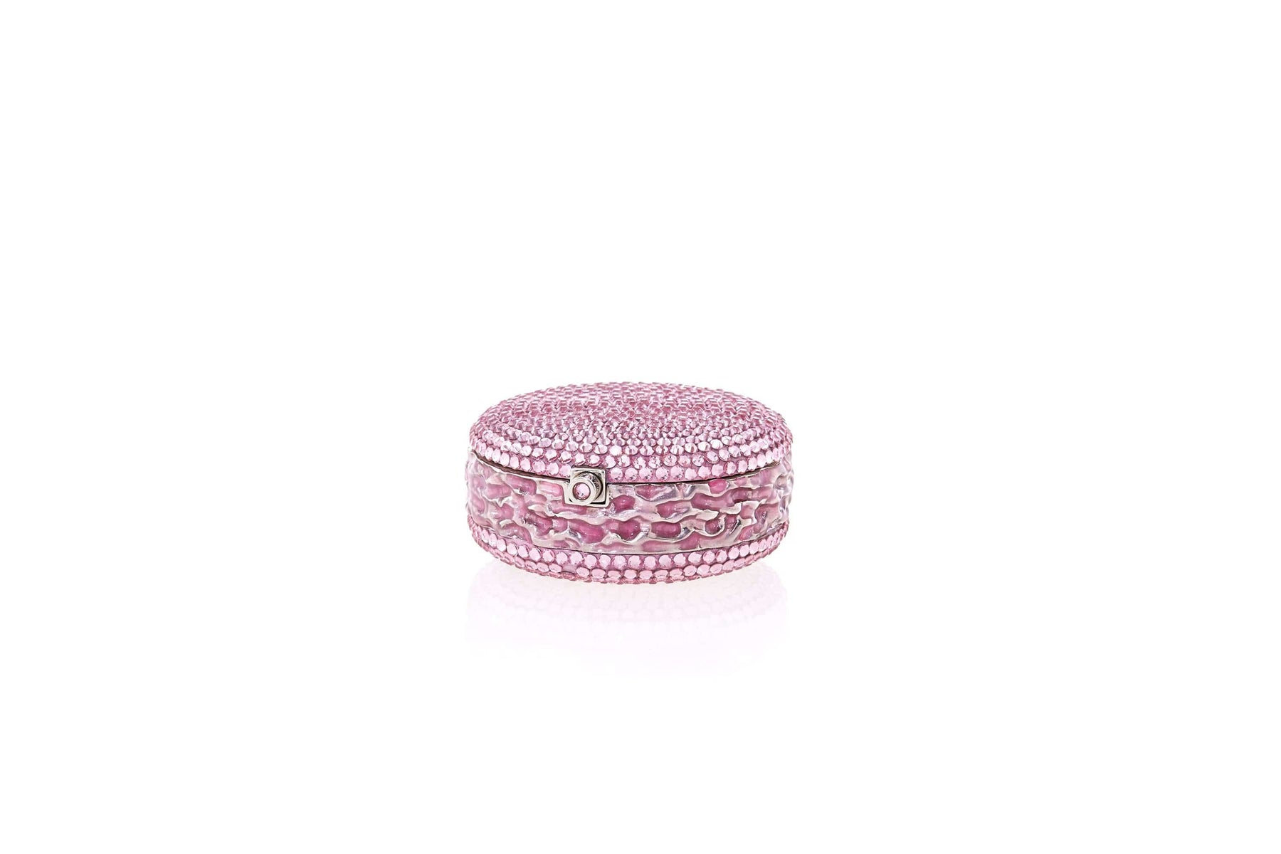 Judith Leiber Couture Judith Leiber Macaron Pillbox Strawberry
