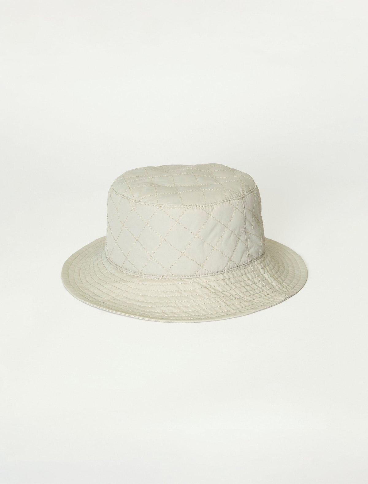 Lucky Brand Quilted Nylon Bucket Hat White