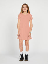 Volcom Girls High Wired Dress Light Mauve