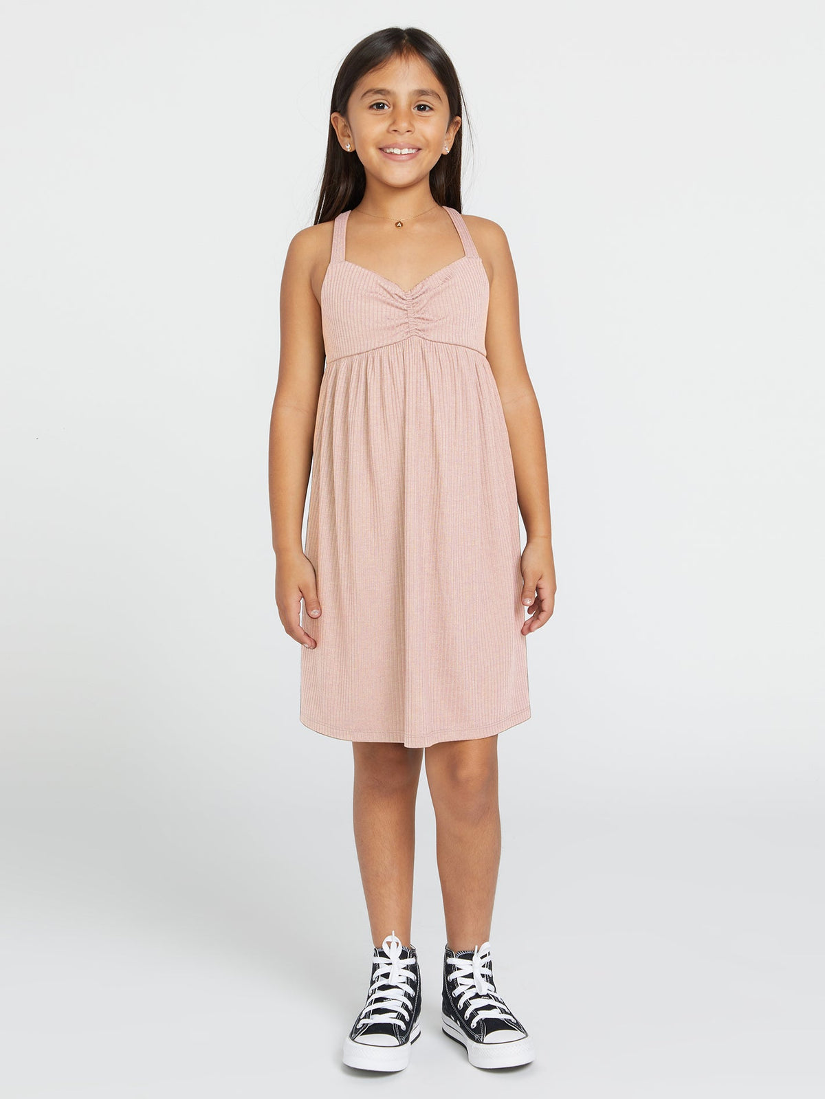 Volcom Girls Wyldflower Dress Winter Orchid