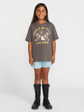 Volcom Girls Truly Stoked Boyfriend Tee Slate Grey