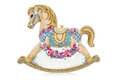 Judith Leiber Couture Rocking Horse Penelope Gold