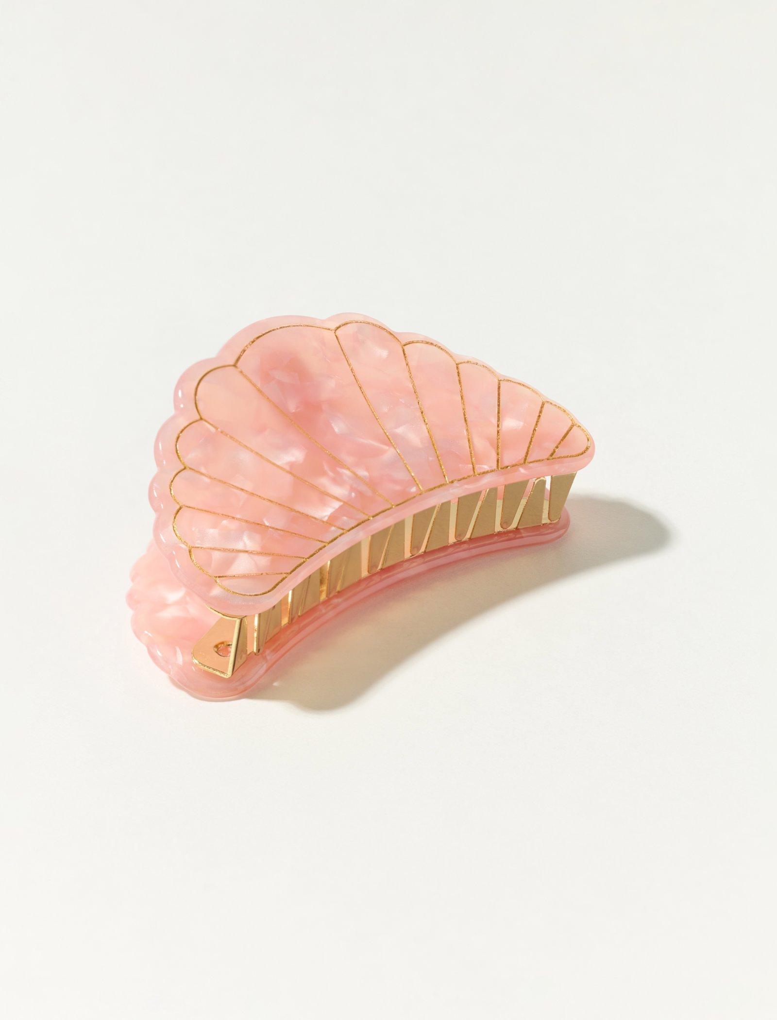 Lucky Brand Seashell Pearlized Claw Light Pink